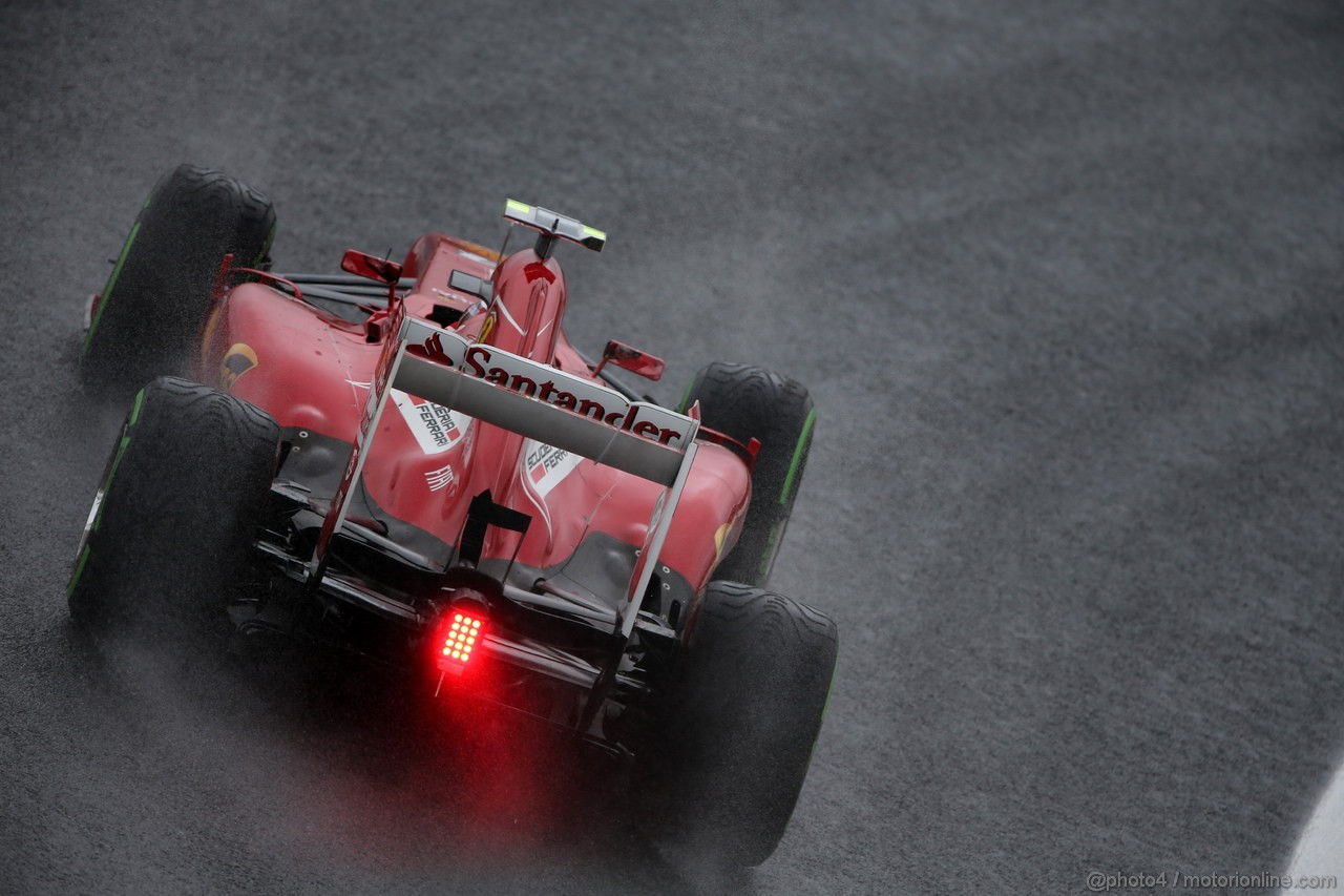 GP BRASILE, 23.11.2013- Qualifiche, Felipe Massa (BRA) Ferrari F138 