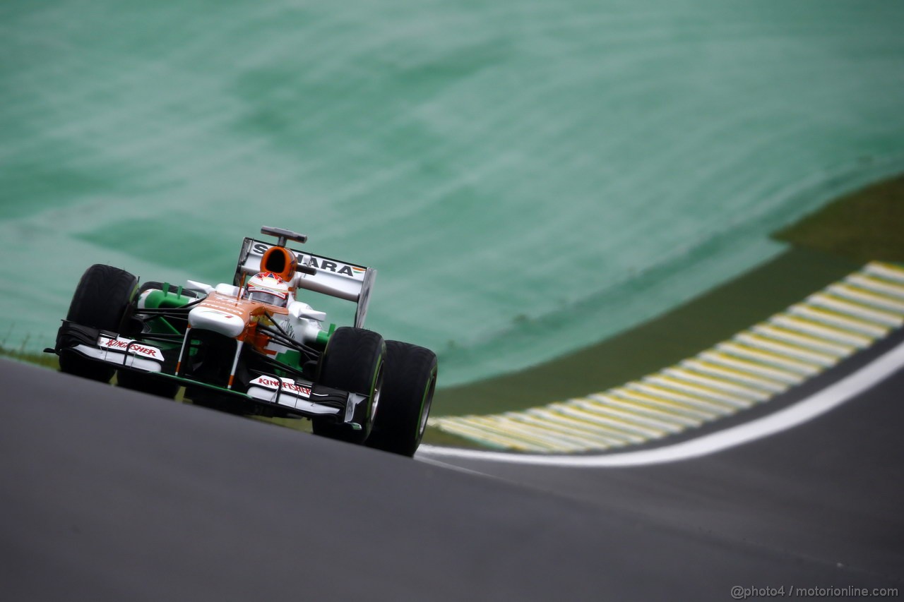 GP BRASILE, 23.11.2013- Qualifiche, Paul di Resta (GBR) Sahara Force India F1 Team VJM06 