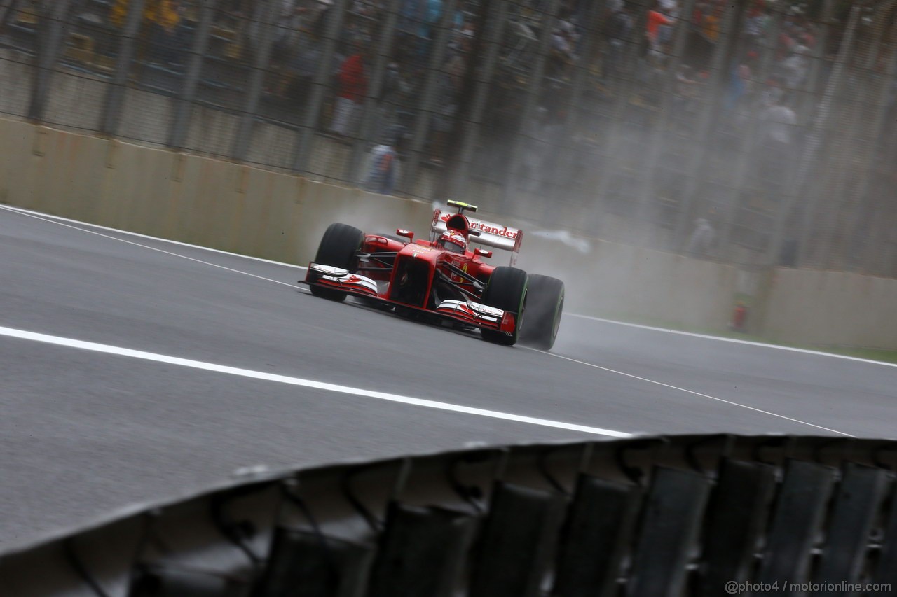 GP BRASILE, 23.11.2013- Qualifiche, Felipe Massa (BRA) Ferrari F138 