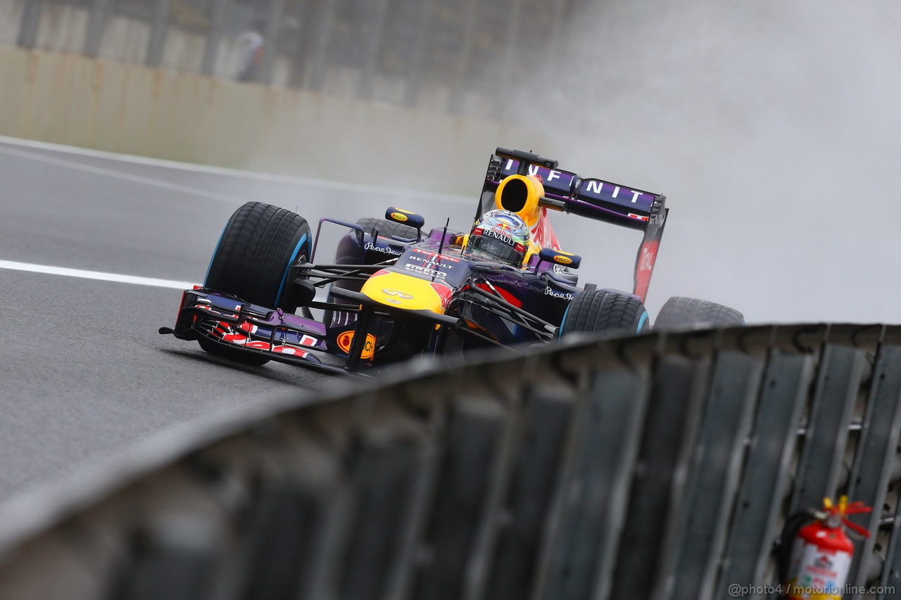 GP BRASILE, 23.11.2013- Qualifiche, Sebastian Vettel (GER) Red Bull Racing RB9 