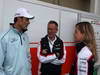 GP BRASILE, 23.11.2013- Free Practice 3, Alexander Wurz (AUT) e Susie Wolff (GBR) Williams Development Driver  