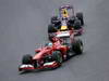 GP BRASILE, 23.11.2013- Qualifiche, Fernando Alonso (ESP) Ferrari F138 davanti a Mark Webber (AUS) Red Bull Racing RB9 