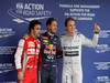 GP BRASILE, 23.11.2013- Qualifiche, terzo Fernando Alonso (ESP) Ferrari F138, Sebastian Vettel (GER) Red Bull Racing RB9 pole position e secondo Nico Rosberg (GER) Mercedes AMG F1 W04