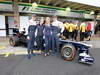 GP BRASILE, 23.11.2013- Pastor Maldonado (VEN) Williams F1 Team FW35 e Valtteri Bottas (FIN), Williams F1 Team FW35