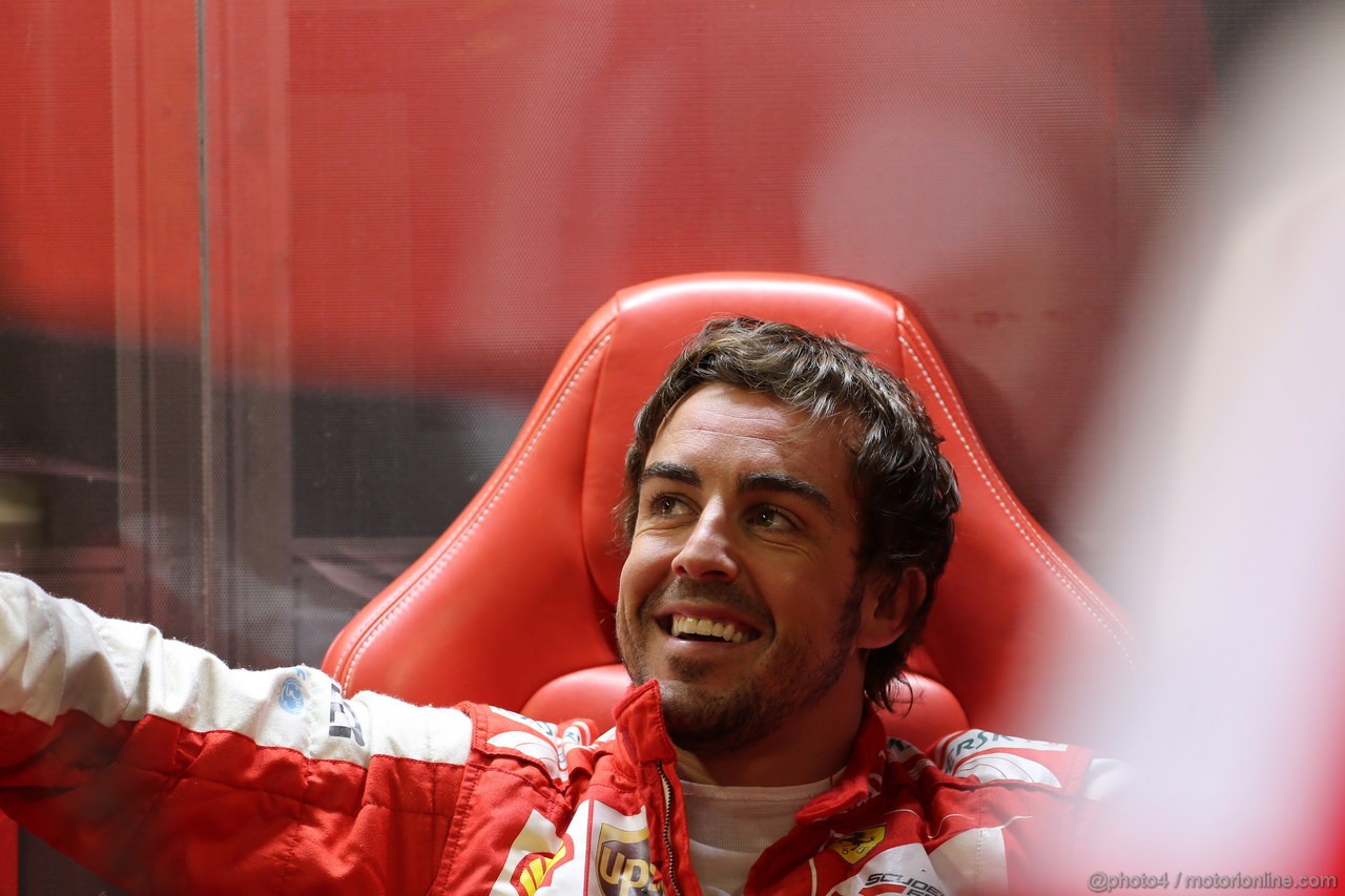 GP BRASILE, 22.11.2013- Prove Libere 1, Fernando Alonso (ESP) Ferrari F138 