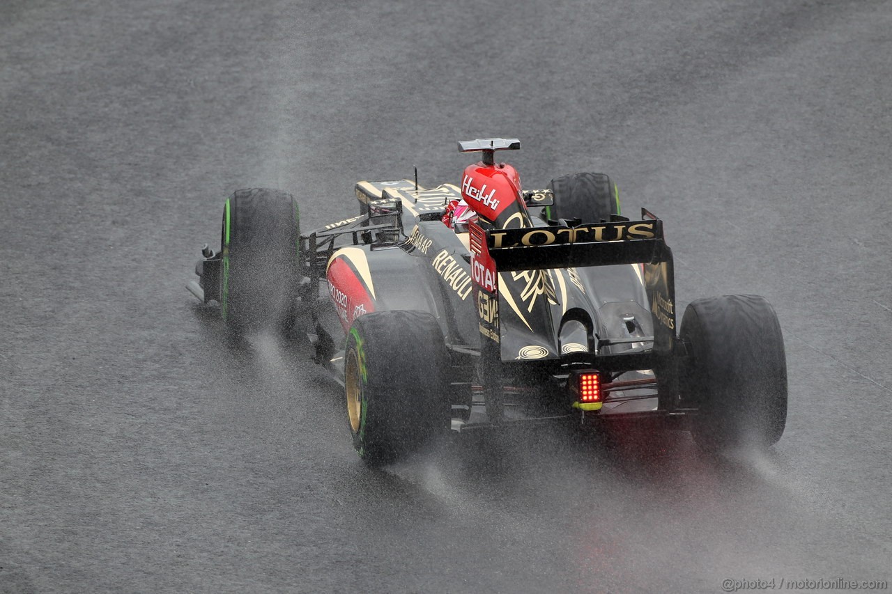 GP BRASILE, 22.11.2013- Prove Libere 1, Heikki Kovalainen (FIN) Lotus F1 Team E21  