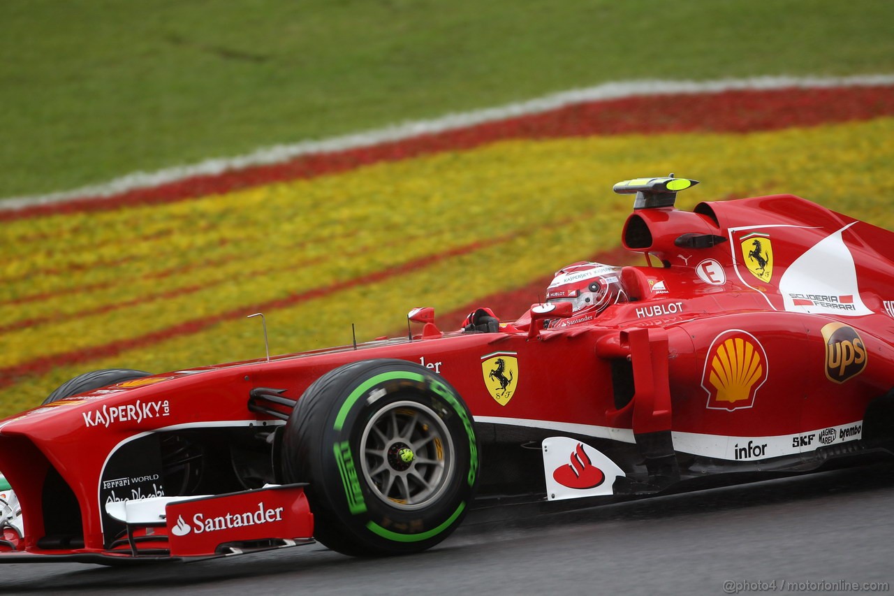 GP BRASILE, 22.11.2013- Prove Libere 1, Felipe Massa (BRA) Ferrari F138 
