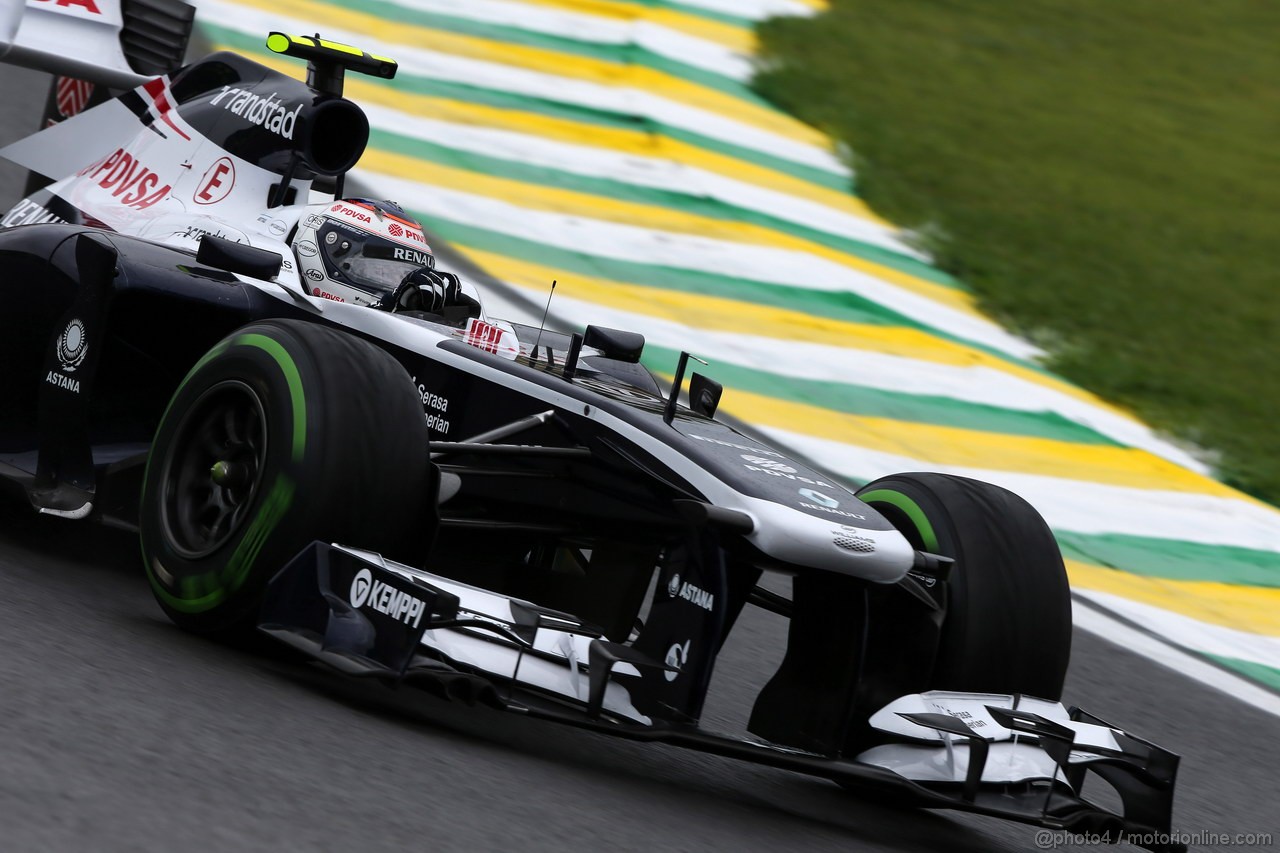 GP BRASILE, 22.11.2013- Prove Libere 1, Valtteri Bottas (FIN), Williams F1 Team FW35 
