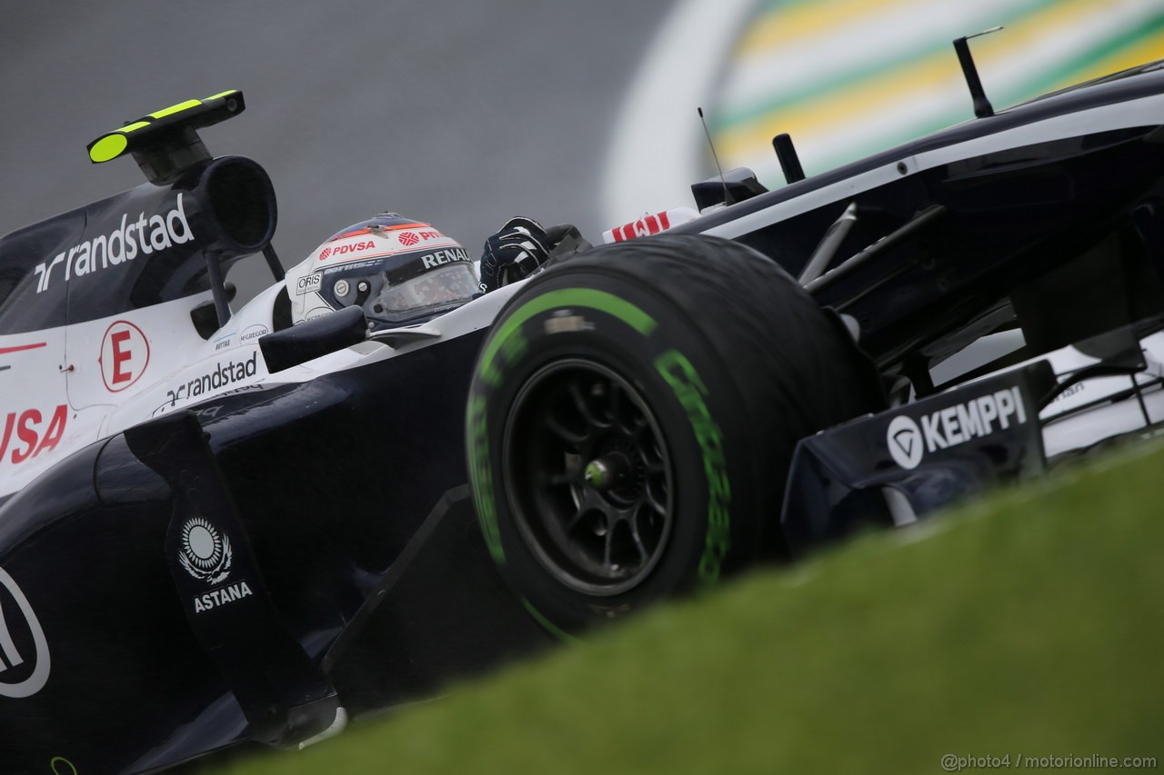 GP BRASILE, 22.11.2013- Prove Libere 1, Valtteri Bottas (FIN), Williams F1 Team FW35 