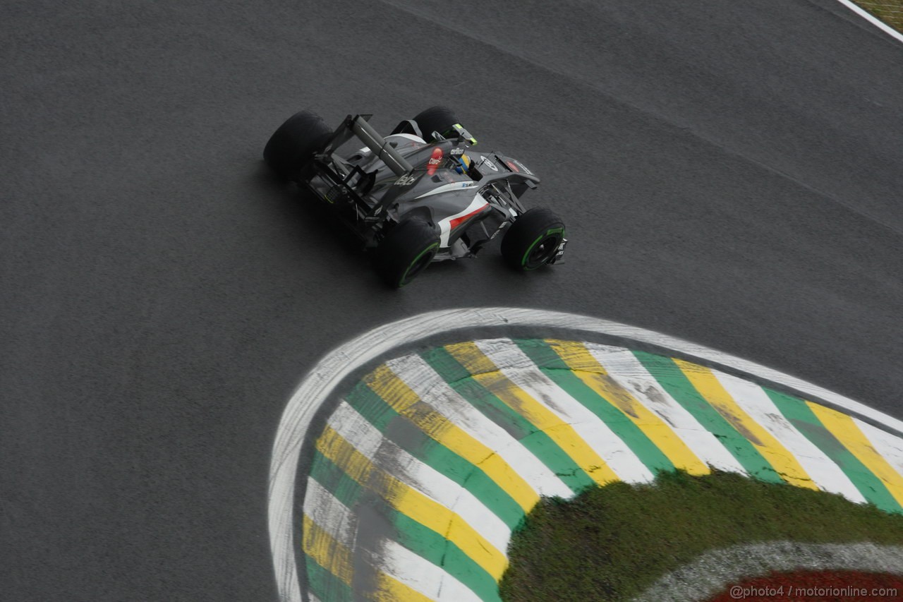 GP BRASILE, 22.11.2013- Prove Libere 1, Esteban Gutierrez (MEX), Sauber F1 Team C32 