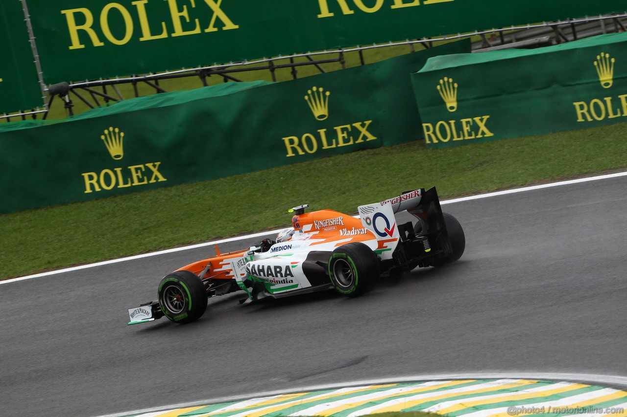 GP BRASILE, 22.11.2013- Prove Libere 1, Adrian Sutil (GER), Sahara Force India F1 Team VJM06 