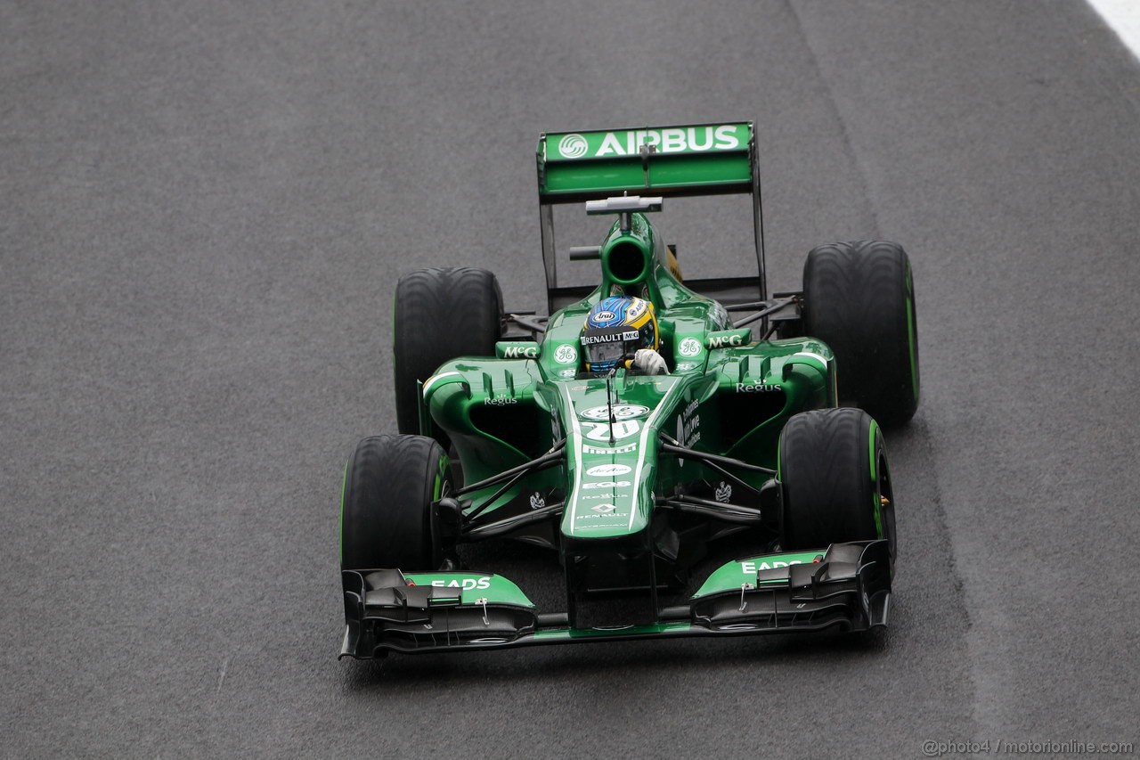 GP BRASILE, 22.11.2013- Prove Libere 1, Charles Pic (FRA) Caterham F1 Team CT03 