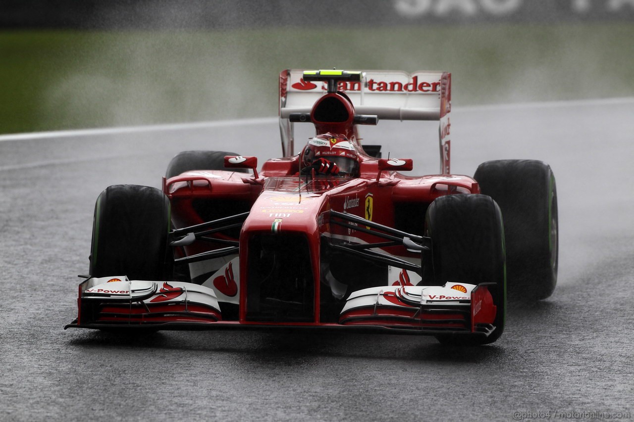 GP BRASILE, 22.11.2013- Prove Libere 2, Felipe Massa (BRA) Ferrari F138 