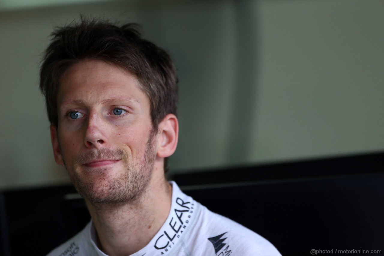 GP BRASILE, 22.11.2013- Prove Libere 2, Romain Grosjean (FRA) Lotus F1 Team E21 