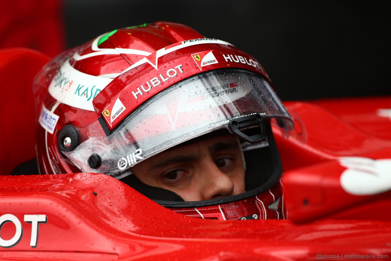 GP BRASILE, 22.11.2013- Prove Libere 2, Felipe Massa (BRA) Ferrari F138 