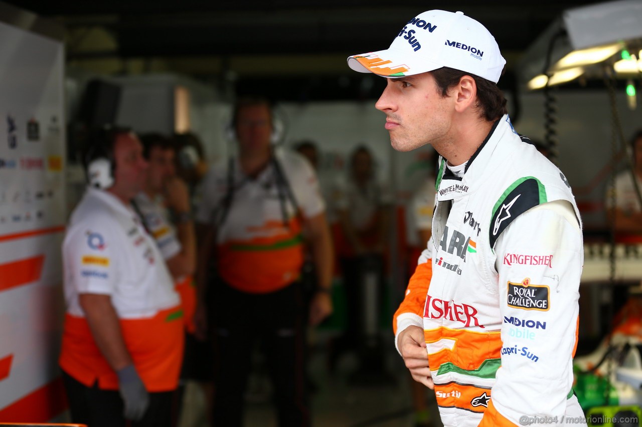 GP BRASILE, 22.11.2013- Prove Libere 2, Adrian Sutil (GER), Sahara Force India F1 Team VJM06 