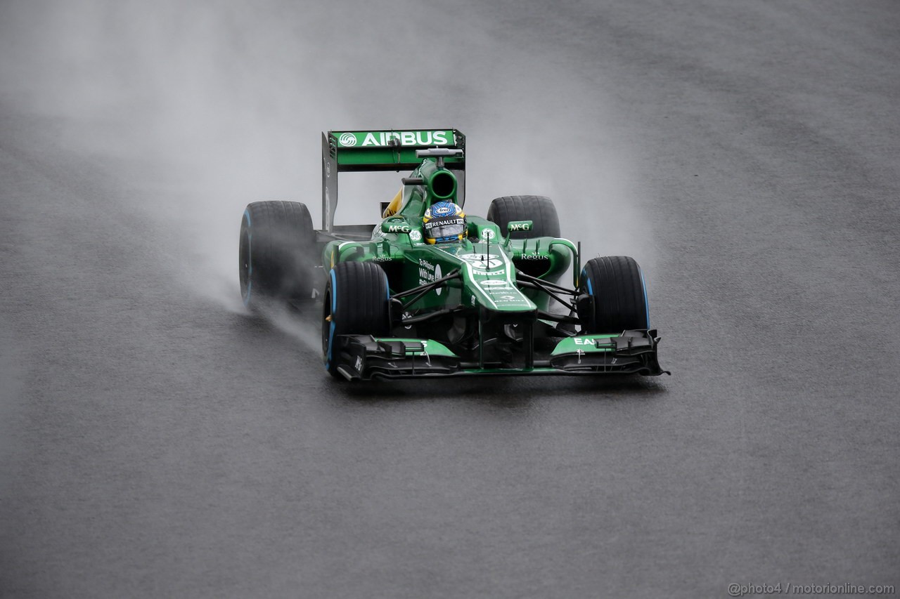 GP BRASILE, 22.11.2013- Prove Libere 2, Charles Pic (FRA) Caterham F1 Team CT03 