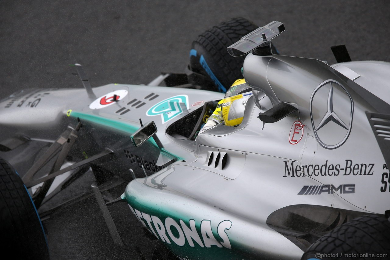 GP BRASILE, 22.11.2013- Prove Libere 2, Nico Rosberg (GER) Mercedes AMG F1 W04 