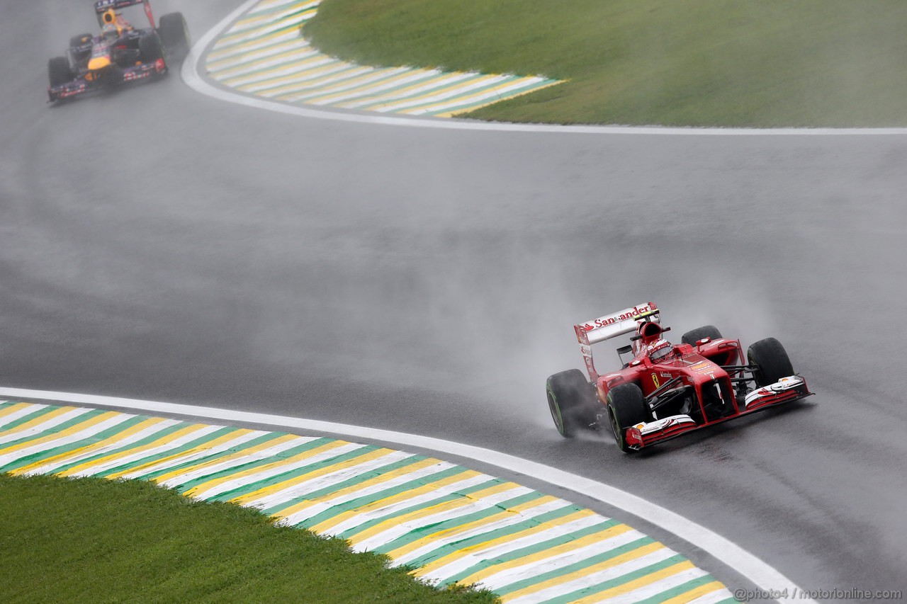 GP BRASILE, 22.11.2013- Prove Libere 2, Fernando Alonso (ESP) Ferrari F138 