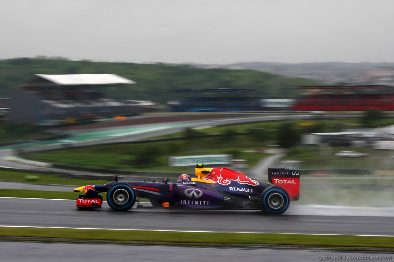 GP BRASILE, 22.11.2013- Prove Libere 2, Mark Webber (AUS) Red Bull Racing RB9 