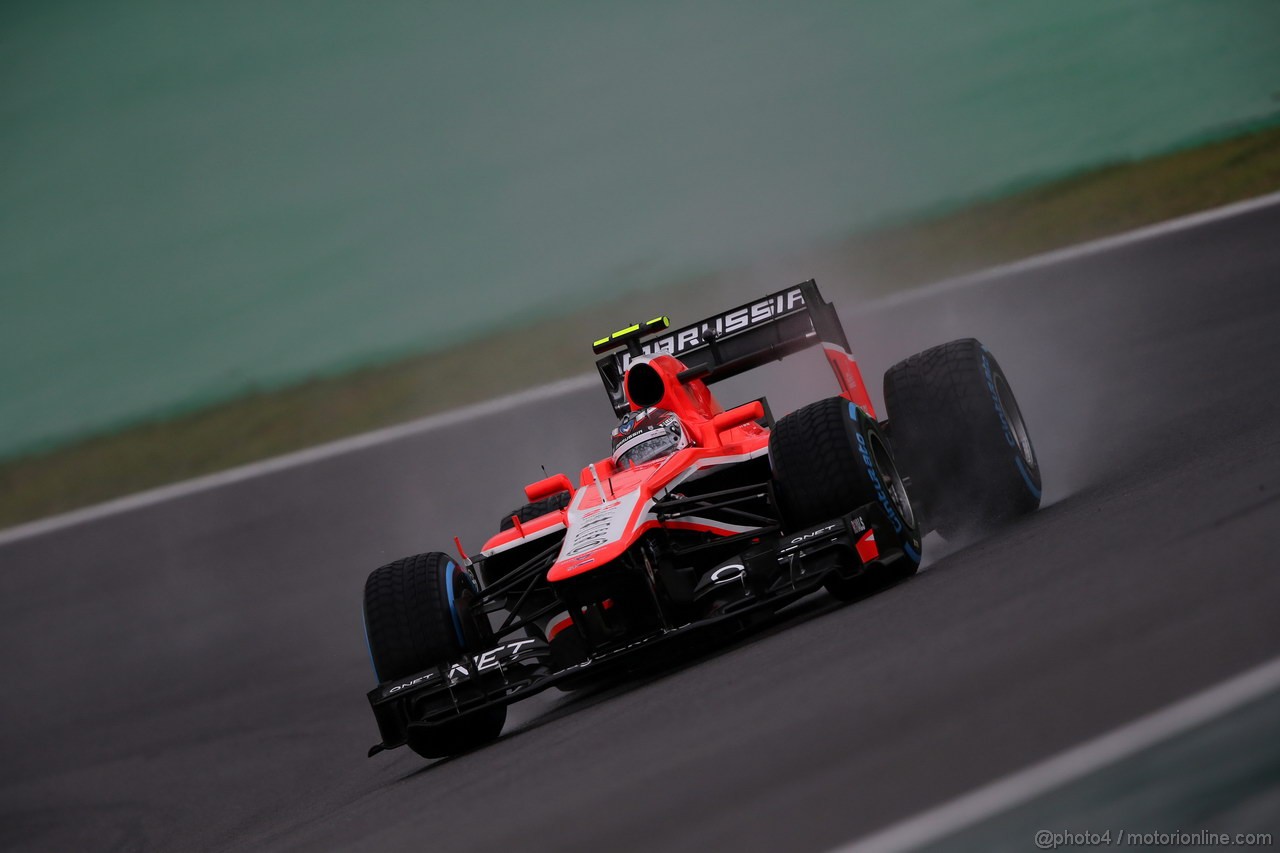 GP BRASILE, 22.11.2013- Prove Libere 2, Max Chilton (GBR), Marussia F1 Team MR02 