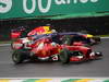 GP BRASILE, 22.11.2013- Free Practice 1, Fernando Alonso (ESP) Ferrari F138 e Sebastian Vettel (GER) Red Bull Racing RB9 