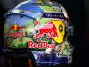 GP BRASILE, 22.11.2013- Free Practice 2, The helmet of Sebastian Vettel (GER) Red Bull Racing RB9 