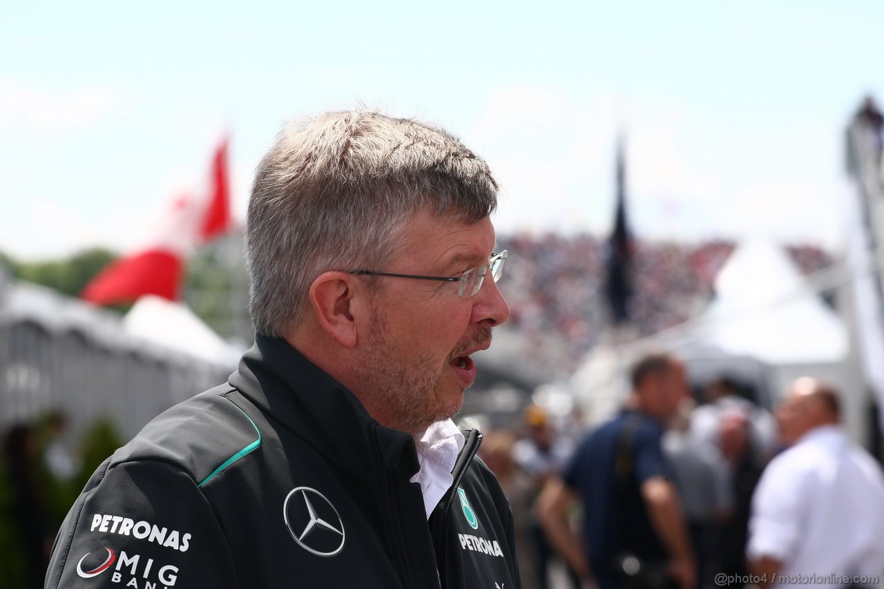 GP CANADA, 09.06.2013- Ross Brawn (GBR), Team Principal, Mercedes GP