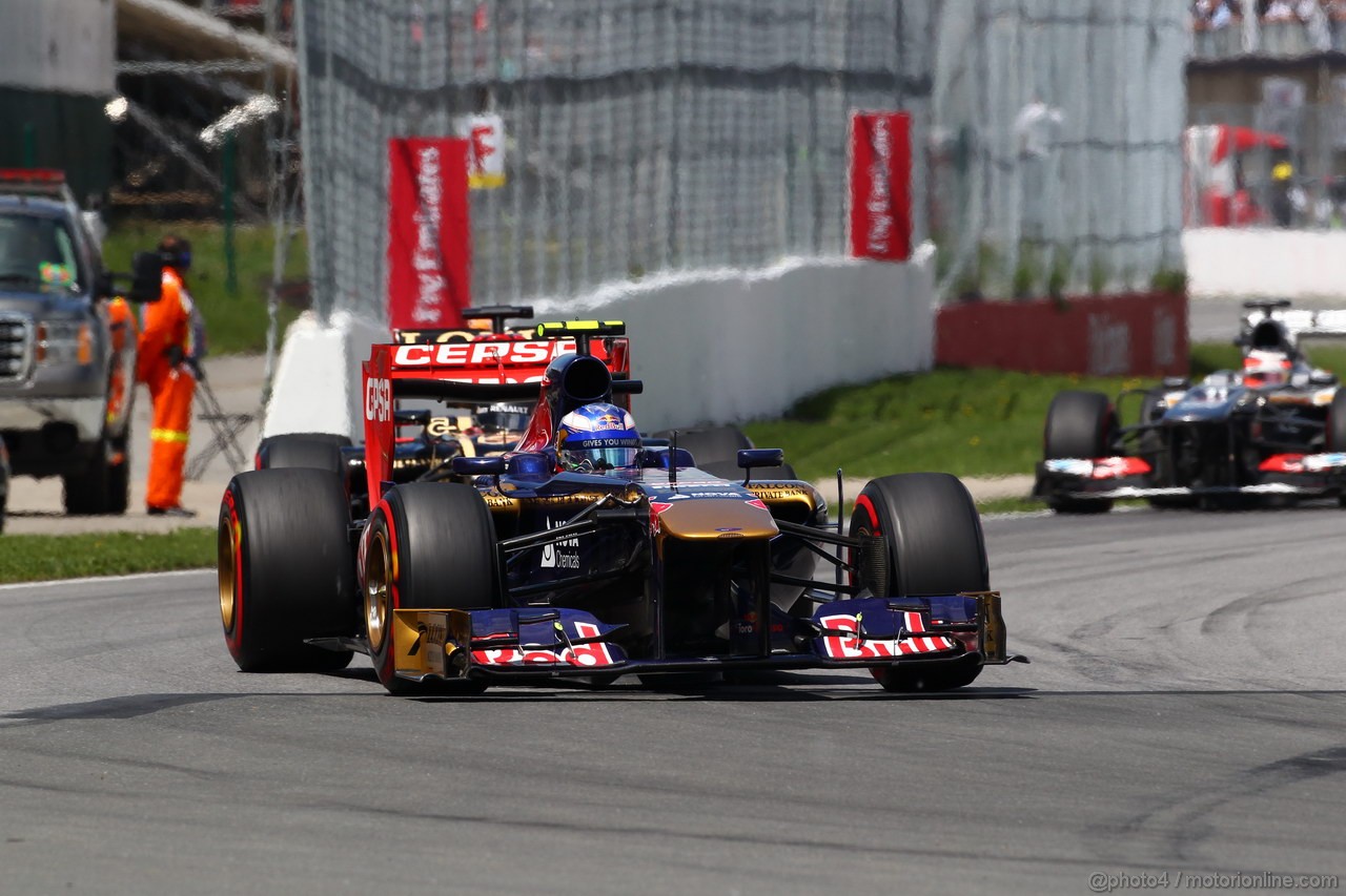 GP CANADA, 09.06.2013- Gara, Daniel Ricciardo (AUS) Scuderia Toro Rosso STR8