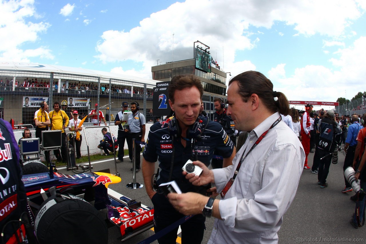GP CANADA, 09.06.2013- Gara, Christian Horner (GBR), Red Bull Racing, Sporting Director 