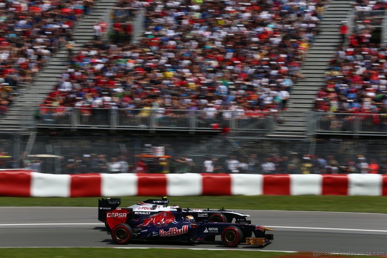 GP CANADA, 09.06.2013- Gara, Jean-Eric Vergne (FRA) Scuderia Toro Rosso STR8