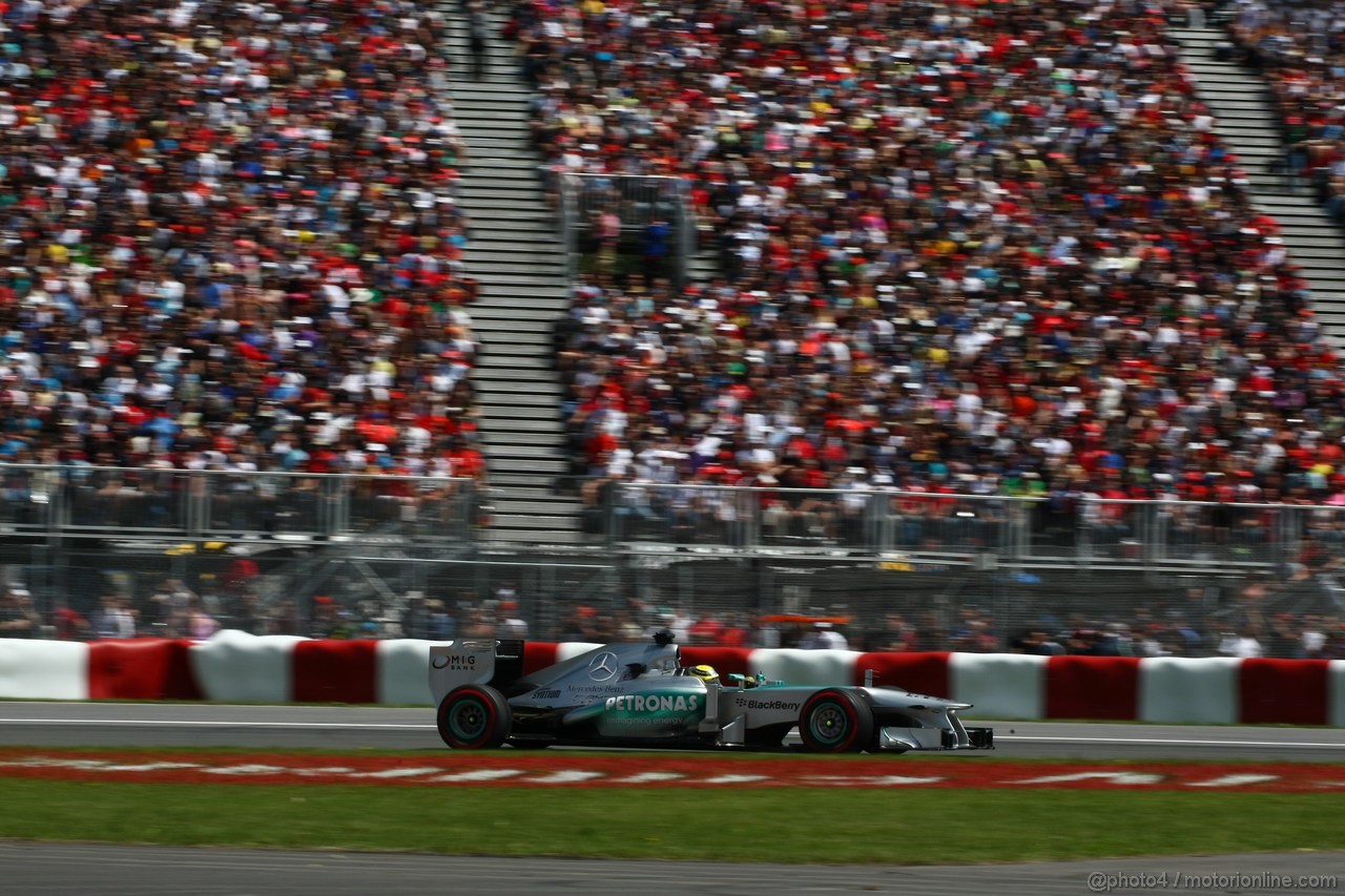 GP CANADA, 09.06.2013- Gara, Nico Rosberg (GER) Mercedes AMG F1 W04