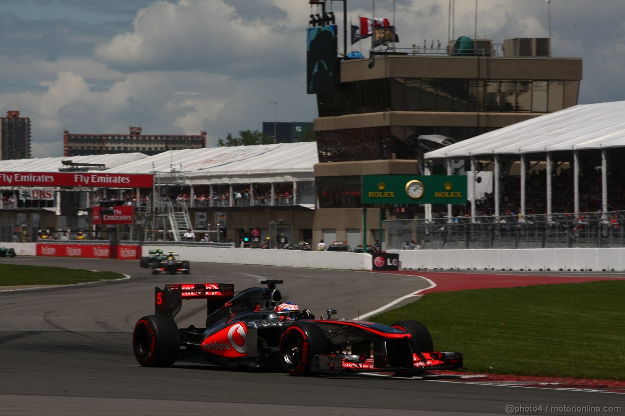 GP CANADA, 09.06.2013- Gara, Jenson Button (GBR) McLaren Mercedes MP4-28