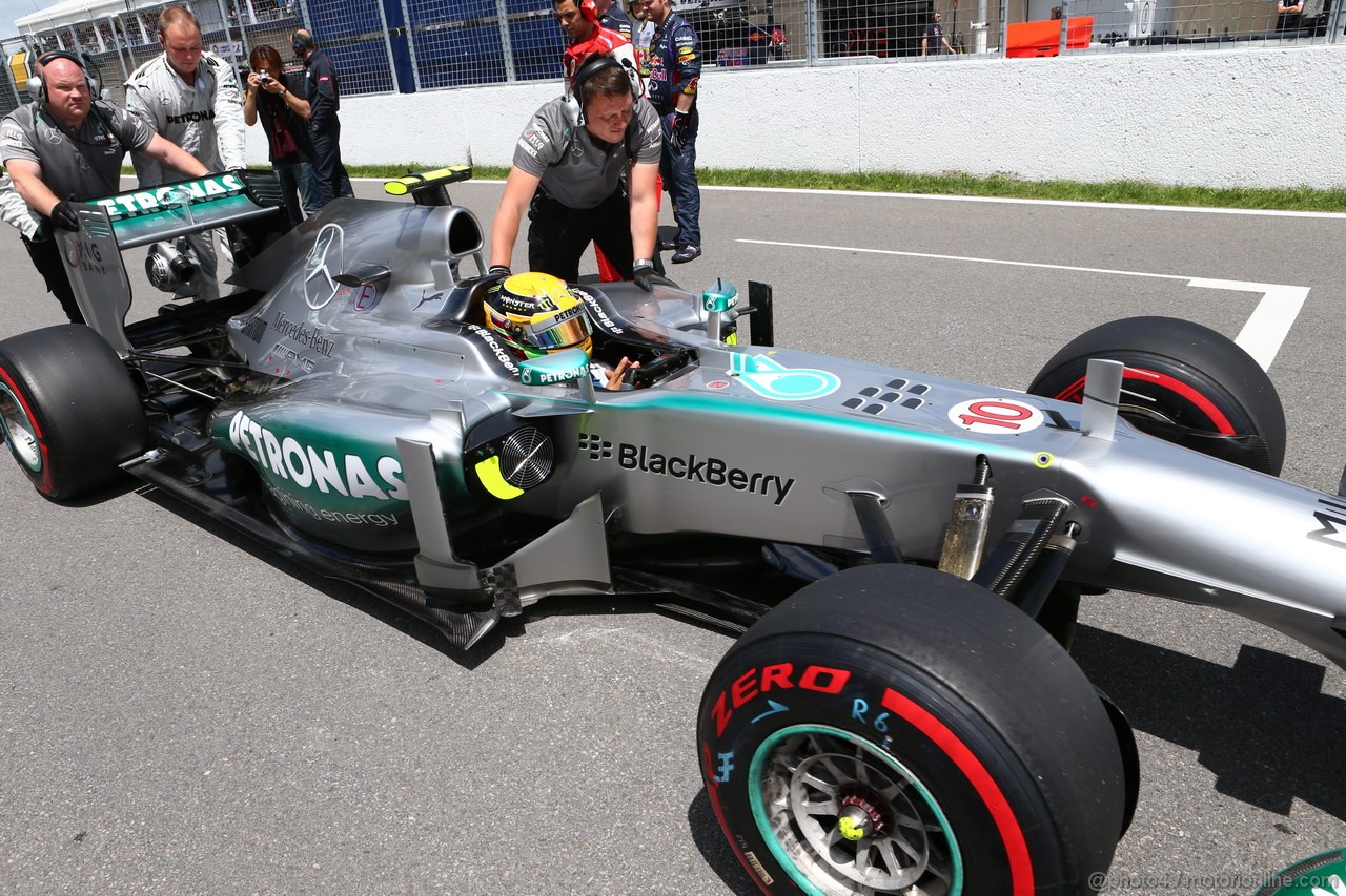 GP CANADA, 09.06.2013- Gara, Lewis Hamilton (GBR) Mercedes AMG F1 W04