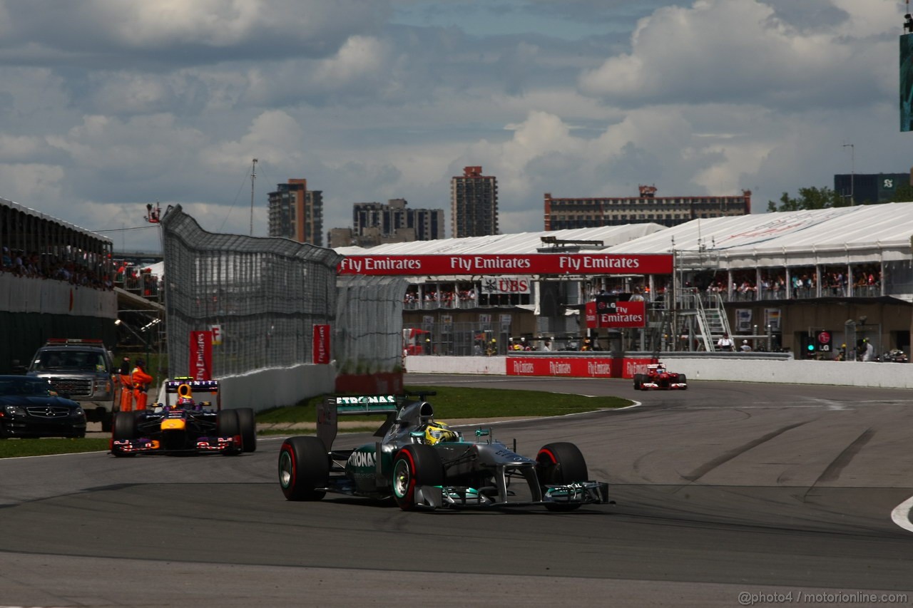 GP CANADA, 09.06.2013- Gara, Nico Rosberg (GER) Mercedes AMG F1 W04