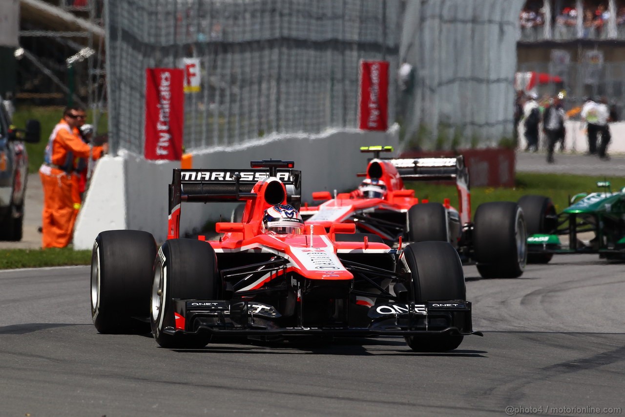 GP CANADA, 09.06.2013- Gara, Jules Bianchi (FRA) Marussia F1 Team MR02