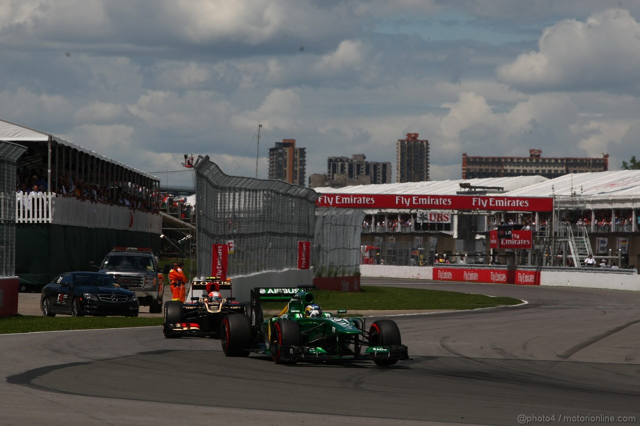 GP CANADA, 09.06.2013- Gara, Charles Pic (FRA) Caterham F1 Team CT03