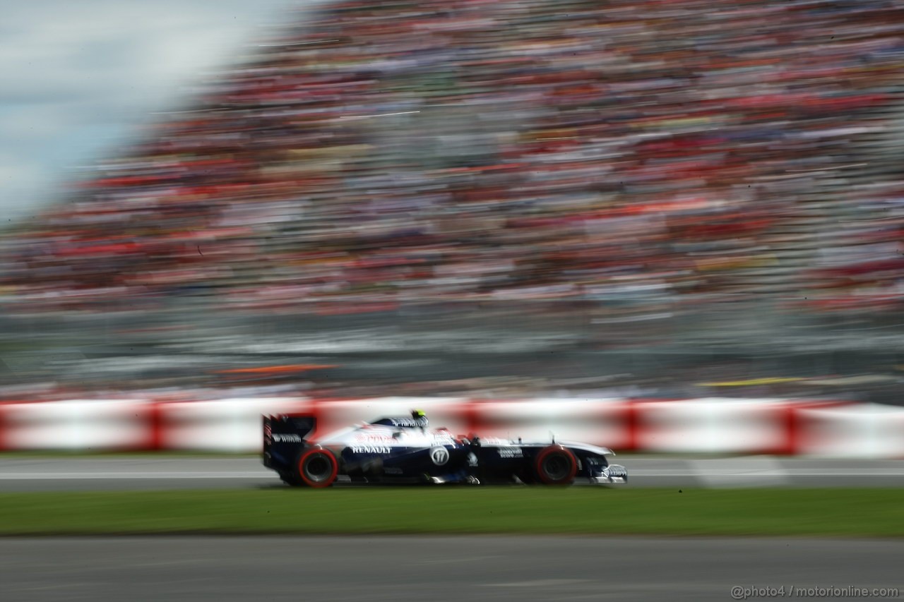 GP CANADA, 09.06.2013- Gara, Valtteri Bottas (FIN), Williams F1 Team FW35