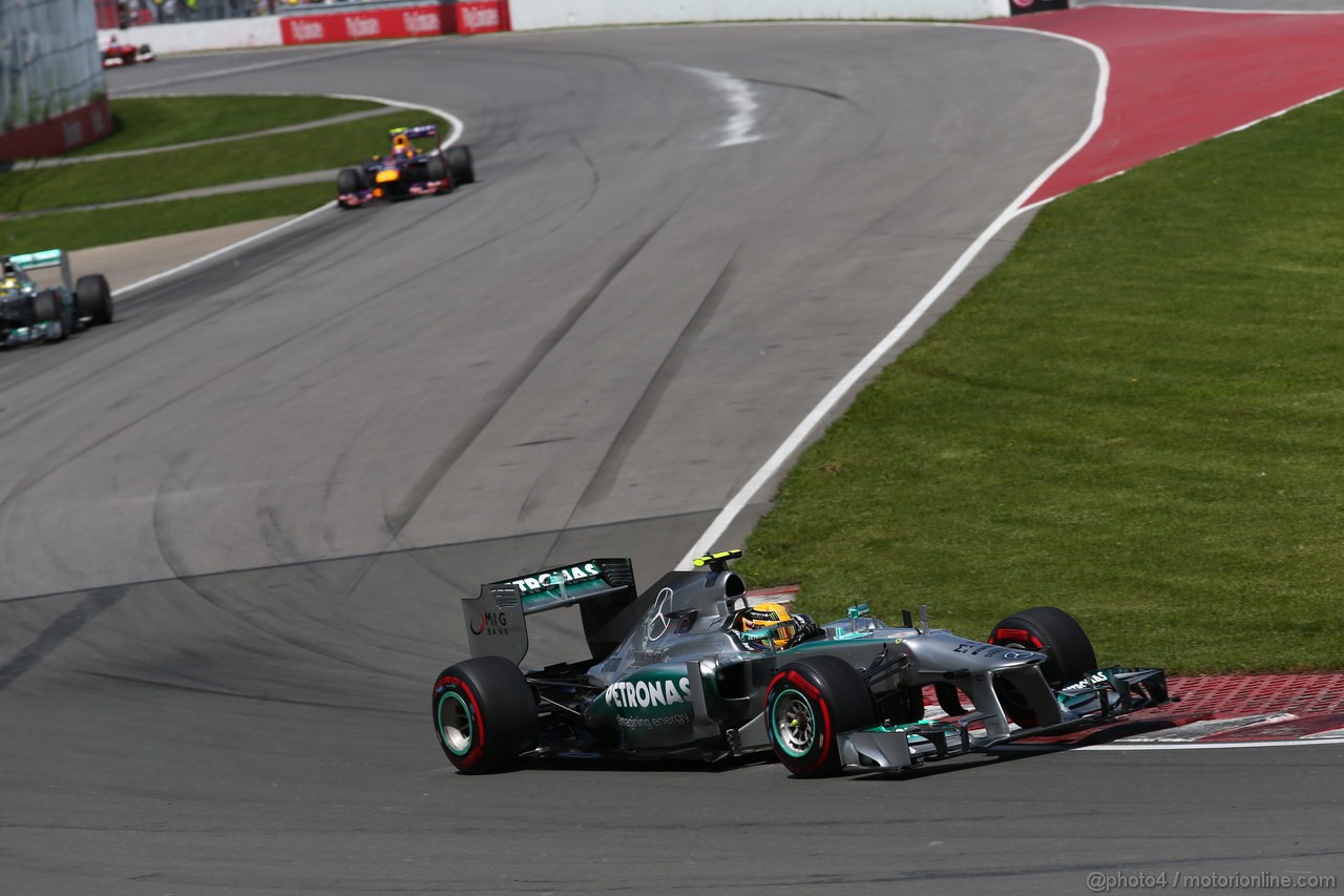 GP CANADA, 09.06.2013- Gara, Lewis Hamilton (GBR) Mercedes AMG F1 W04