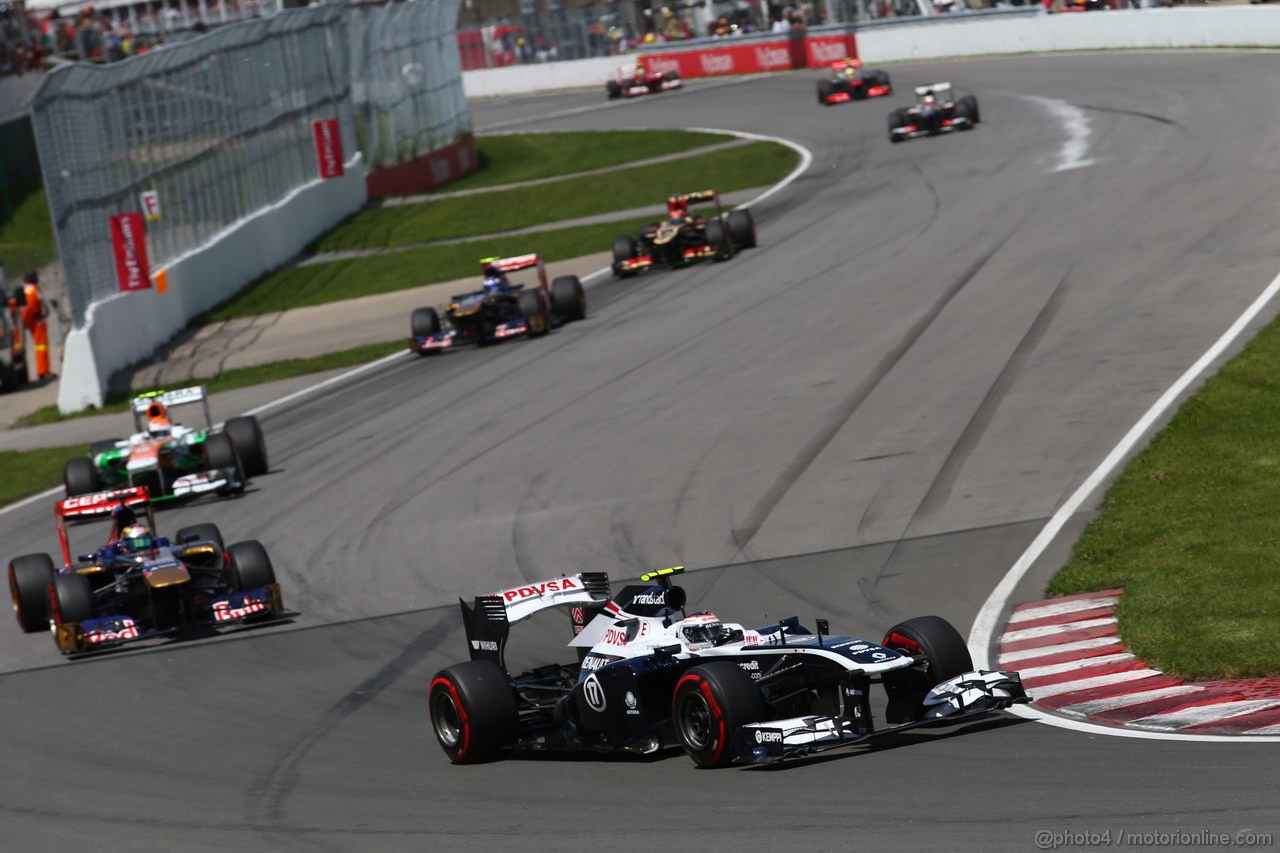 GP CANADA, 09.06.2013- Gara, Valtteri Bottas (FIN), Williams F1 Team FW35