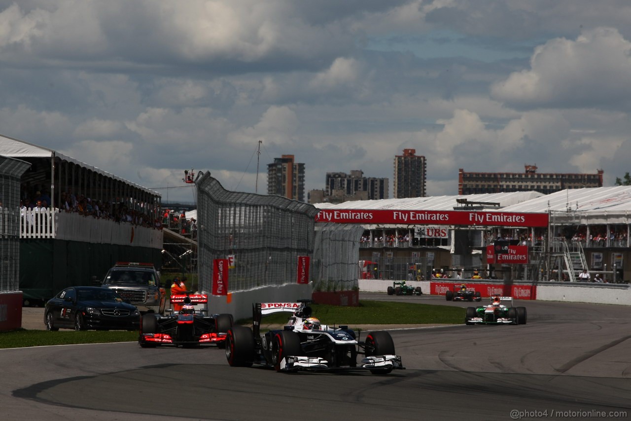 GP CANADA, 09.06.2013- Gara, Pastor Maldonado (VEN) Williams F1 Team FW35