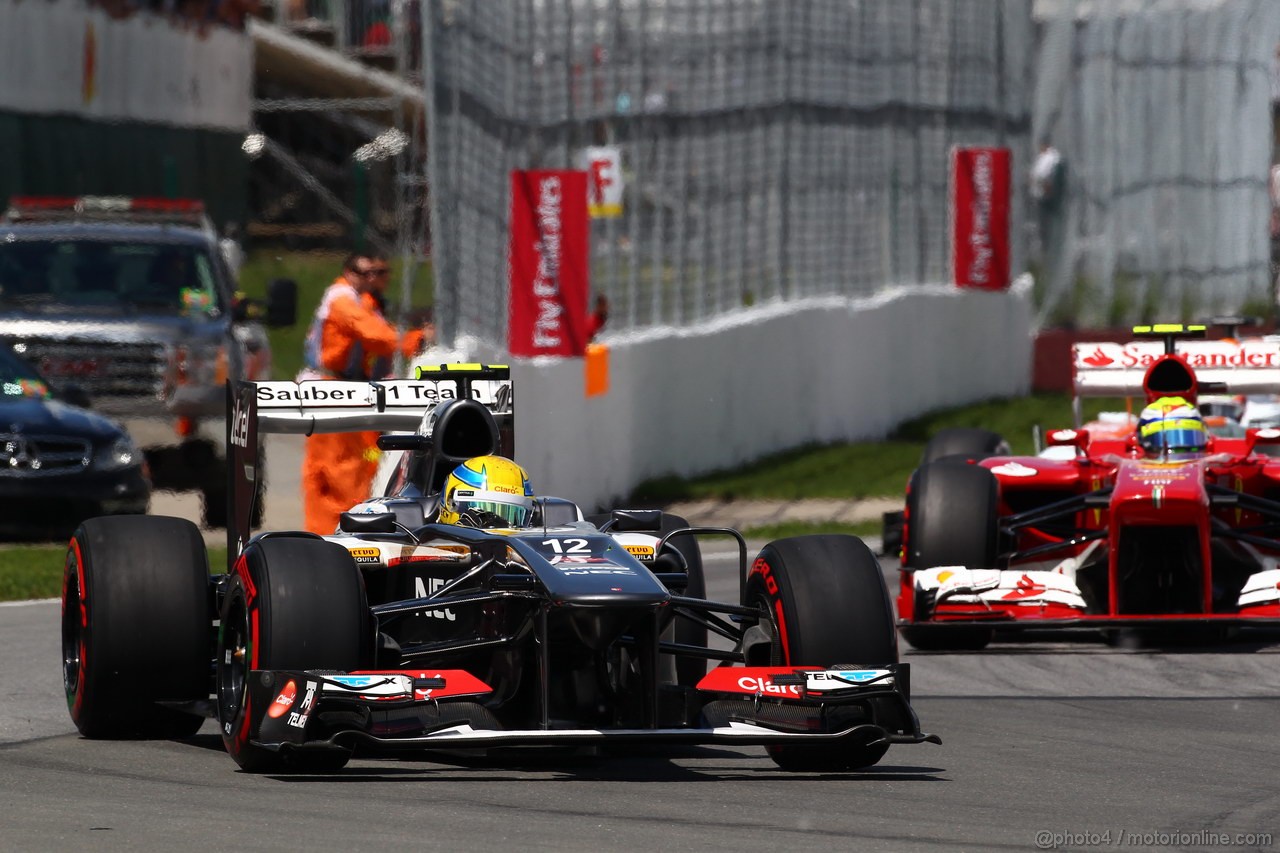 GP CANADA, 09.06.2013- Gara, Esteban Gutierrez (MEX), Sauber F1 Team C32