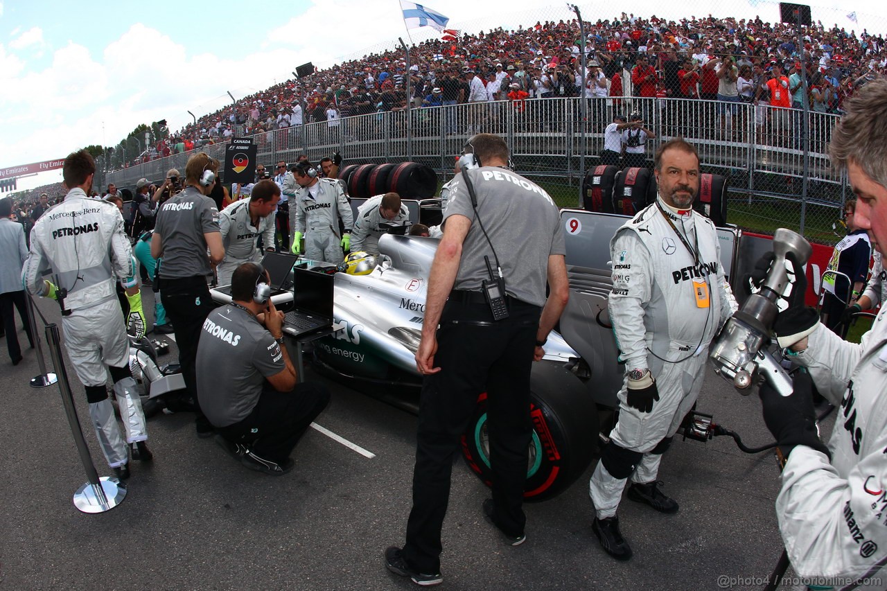 GP CANADA, 09.06.2013- Gara, Nico Rosberg (GER) Mercedes AMG F1 W04