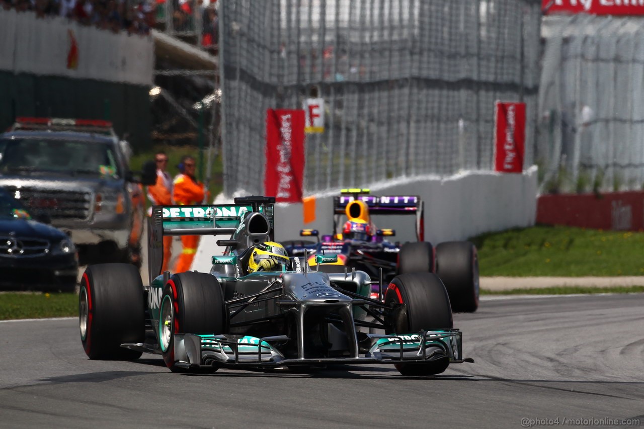 GP CANADA, 09.06.2013- Gara, Nico Rosberg (GER) Mercedes AMG F1 W04