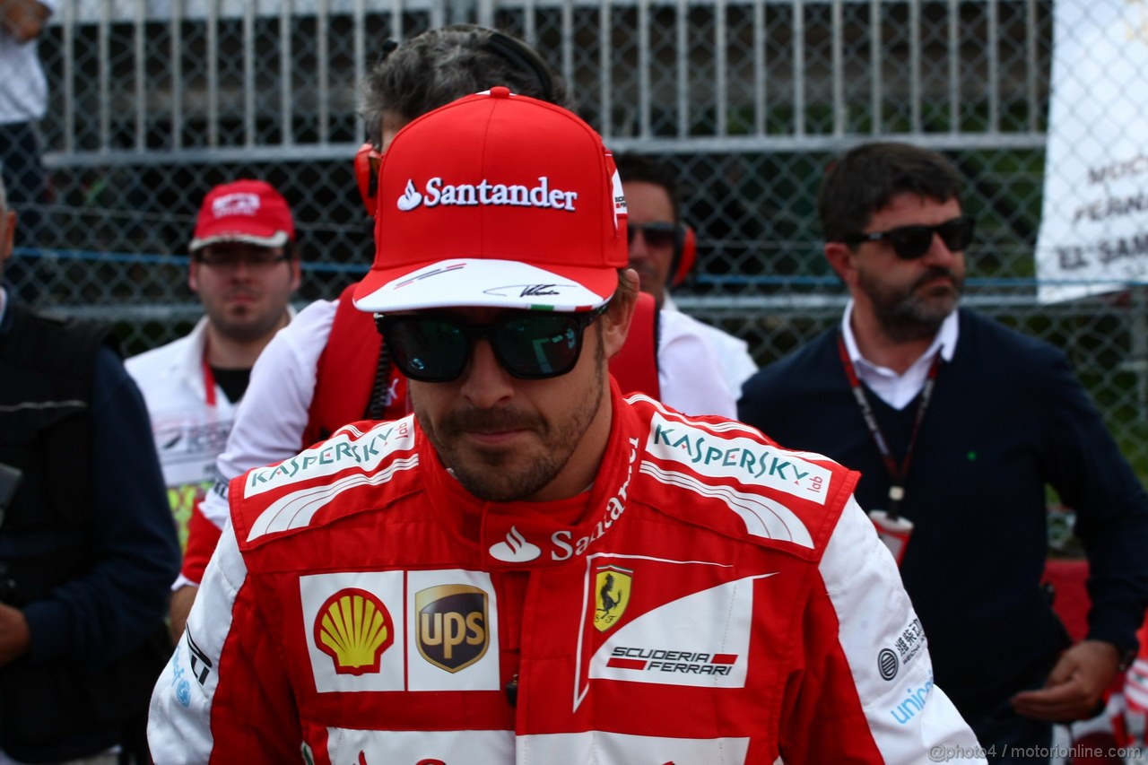 GP CANADA, 09.06.2013- Gara, Fernando Alonso (ESP) Ferrari F138