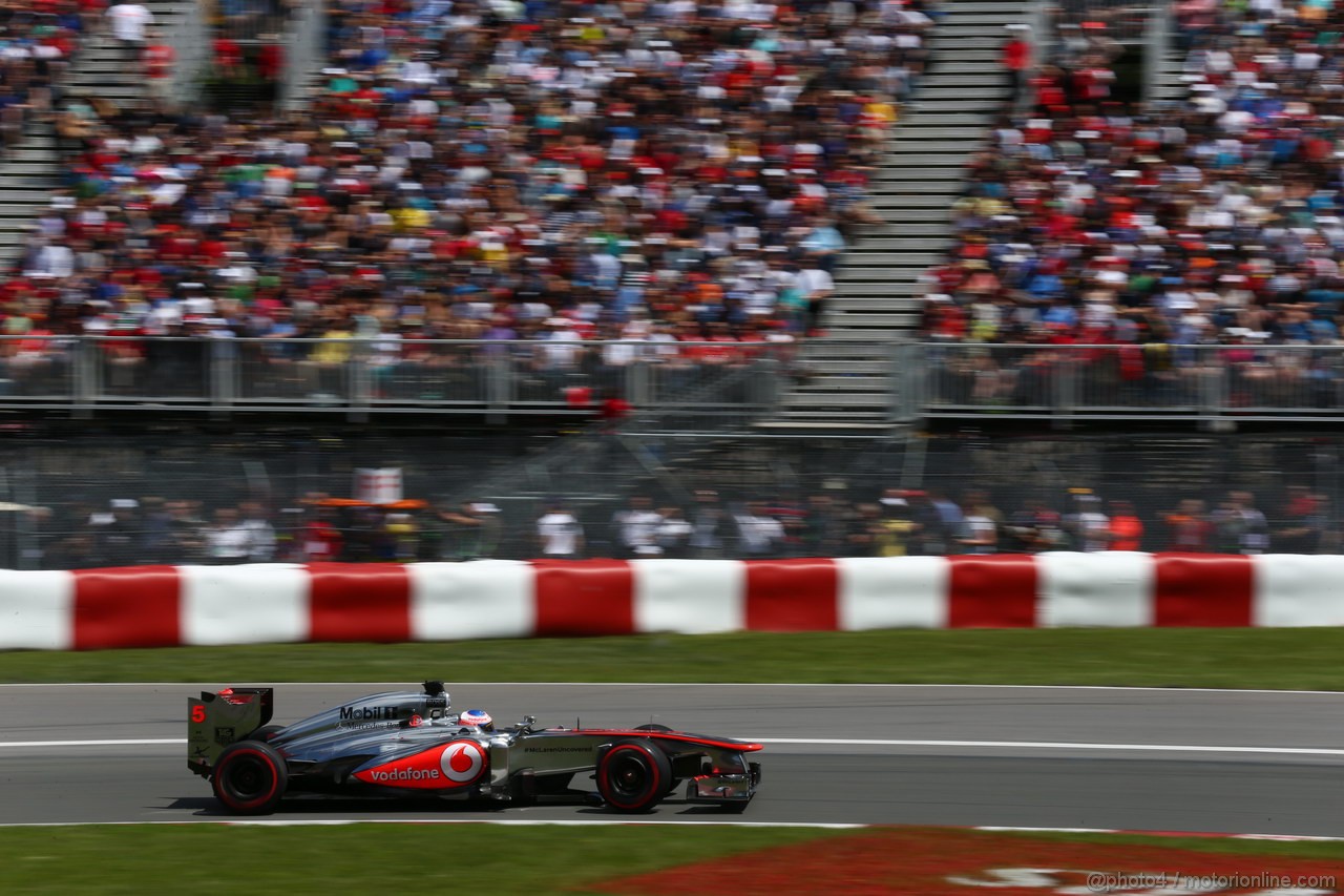 GP CANADA, 09.06.2013- Gara, Jenson Button (GBR) McLaren Mercedes MP4-28