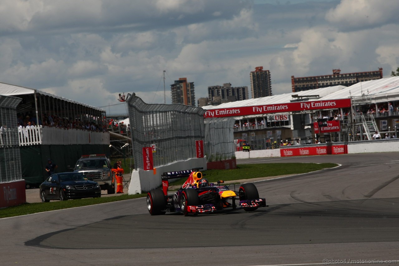 GP CANADA, 09.06.2013- Gara, Sebastian Vettel (GER) Red Bull Racing RB9