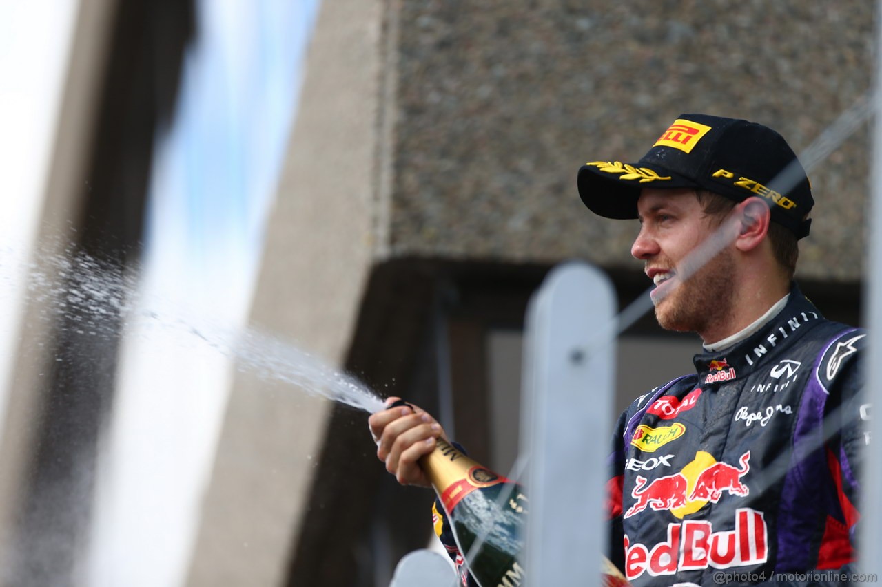 GP CANADA, 09.06.2013-  Podium: winner Sebastian Vettel (GER) Red Bull Racing RB9