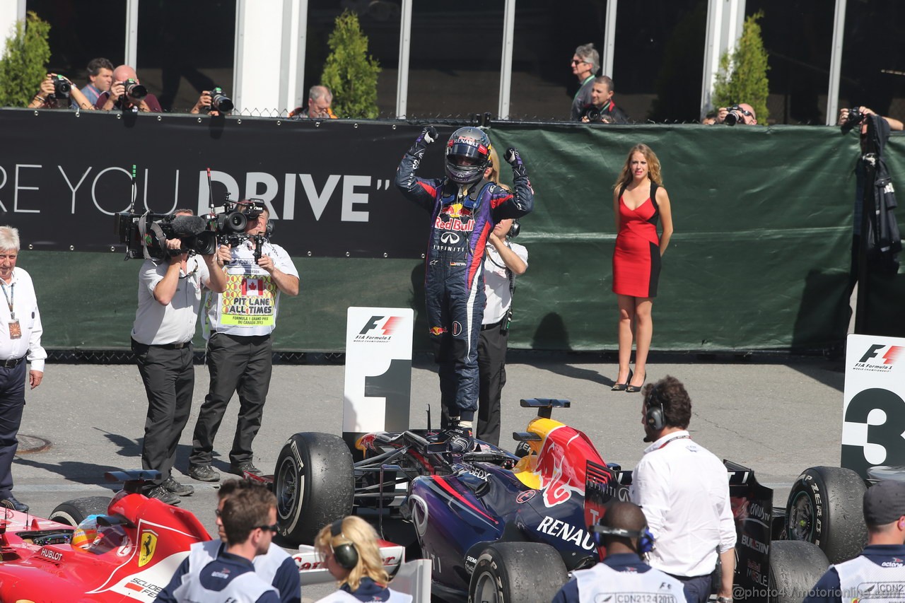 GP CANADA, 09.06.2013- Sebastian Vettel (GER) Red Bull Racing RB9
