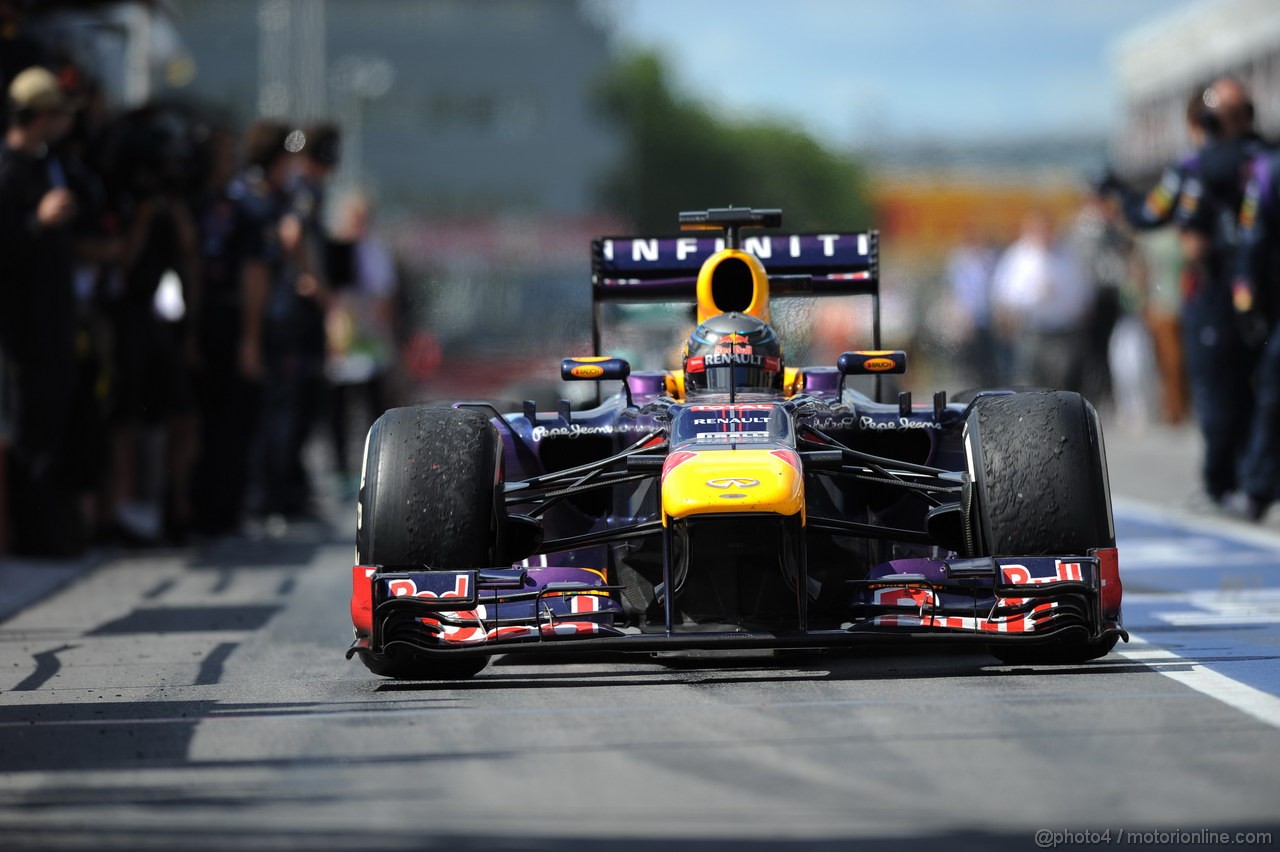 GP CANADA, 09.06.2013-  Gara, Sebastian Vettel (GER) Red Bull Racing RB9